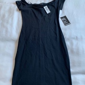 NWT Express XS Black T-shirt Dress